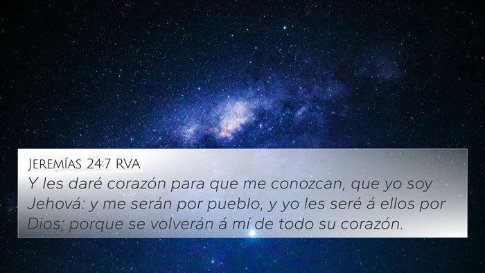 Jeremías 24:7 RVA Bible Verse Image