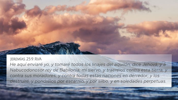 Jeremías 25:9 RVA Bible Verse Image