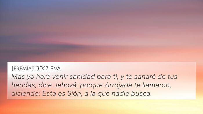 Jeremías 30:17 RVA Bible Verse Image