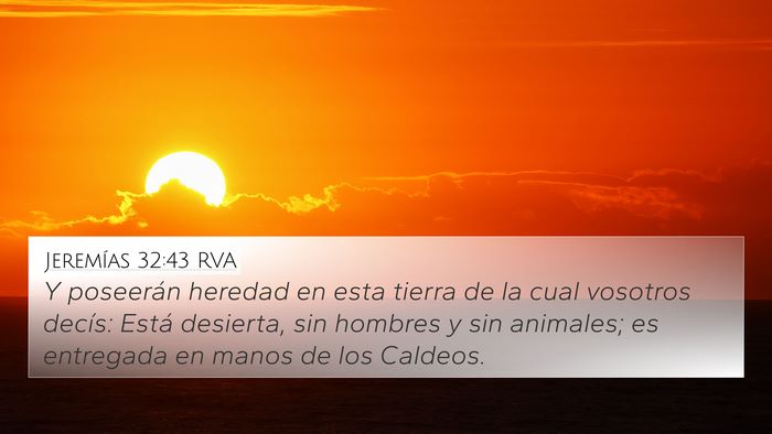 Jeremías 32:43 RVA Bible Verse Image