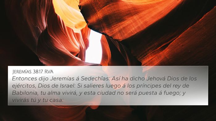 Jeremías 38:17 RVA Bible Verse Image