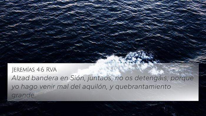 Jeremías 4:6 RVA Bible Verse Image