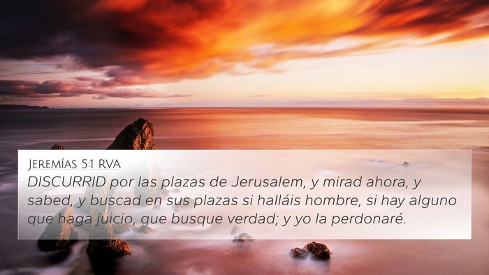 Jeremías 5:1 RVA Bible Verse Image