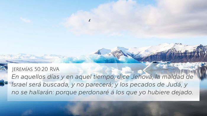 Jeremías 50:20 RVA Bible Verse Image
