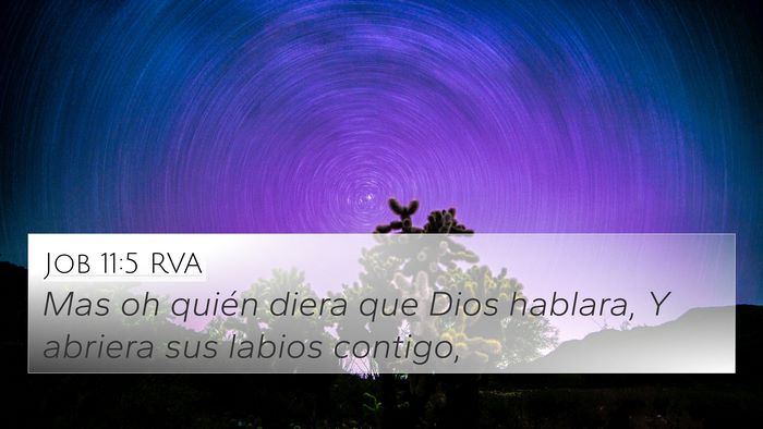 Job 11:5 RVA Bible Verse Image