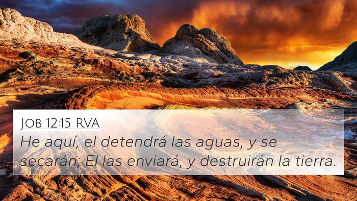 Job 12:15 RVA Bible Verse Image