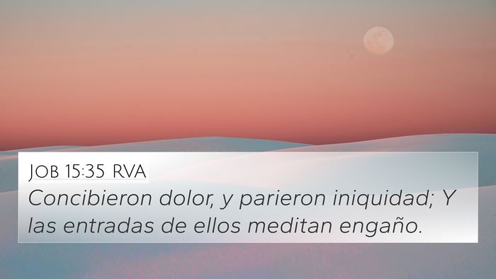 Job 15:35 RVA Bible Verse Image