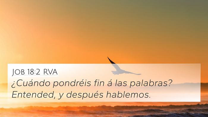 Job 18:2 RVA Bible Verse Image