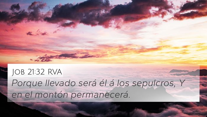 Job 21:32 RVA Bible Verse Image