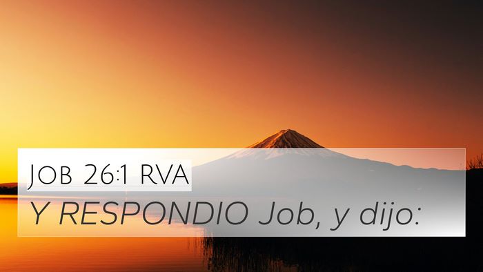 Job 26:1 RVA Bible Verse Image
