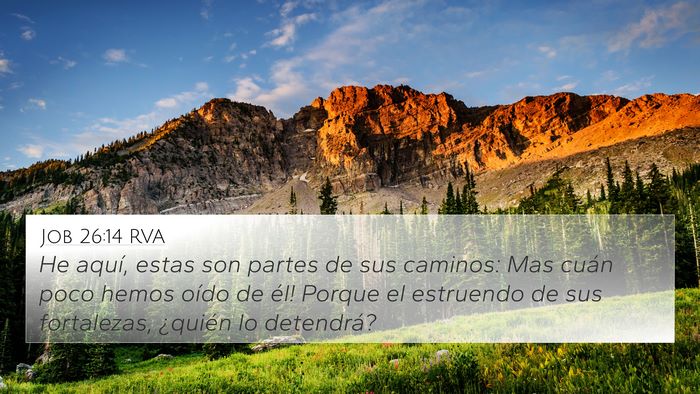 Job 26:14 RVA Bible Verse Image