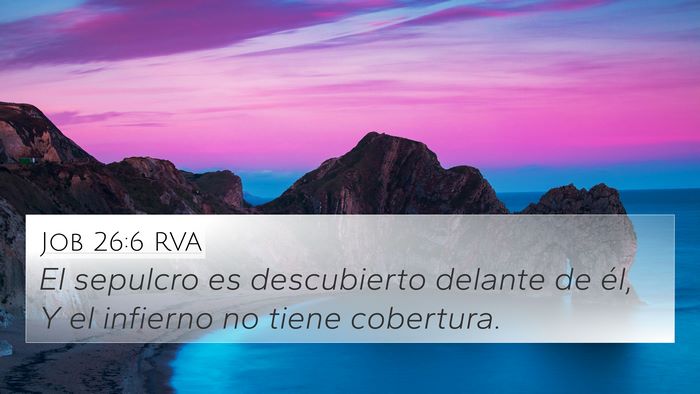 Job 26:6 RVA Bible Verse Image