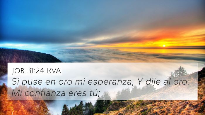 Job 31:24 RVA Bible Verse Image