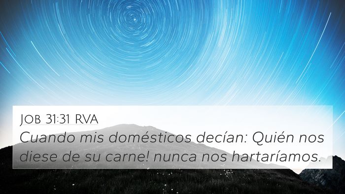 Job 31:31 RVA Bible Verse Image
