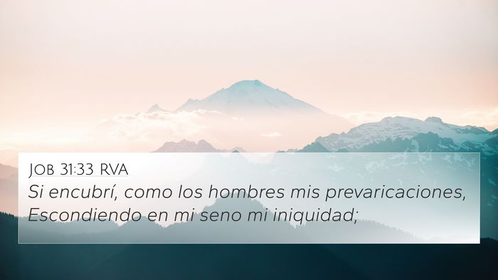 Job 31:33 RVA Bible Verse Image