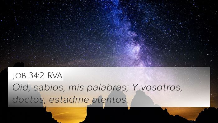 Job 34:2 RVA Bible Verse Image