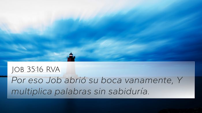 Job 35:16 RVA Bible Verse Image