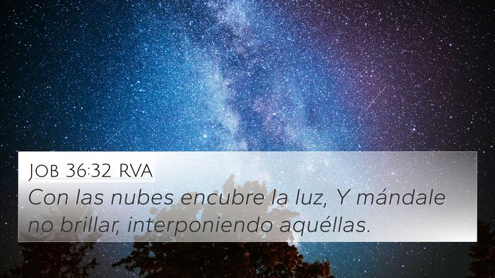 Job 36:32 RVA Bible Verse Image
