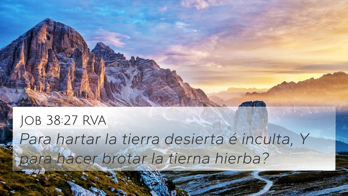 Job 38:27 RVA Bible Verse Image