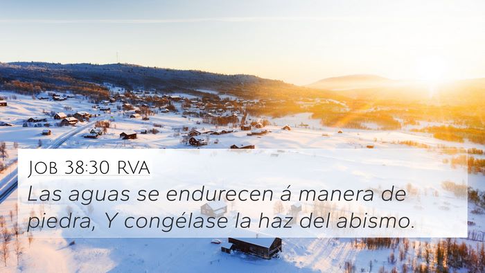 Job 38:30 RVA Bible Verse Image