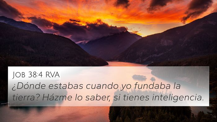 Job 38:4 RVA Bible Verse Image