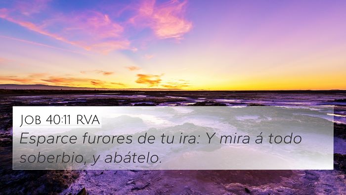 Job 40:11 RVA Bible Verse Image