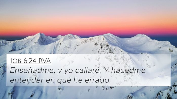 Job 6:24 RVA Bible Verse Image