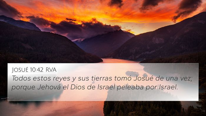 Josué 10:42 RVA Bible Verse Image