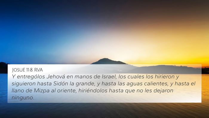Josué 11:8 RVA Bible Verse Image
