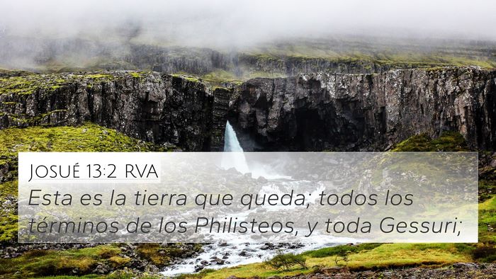 Josué 13:2 RVA Bible Verse Image