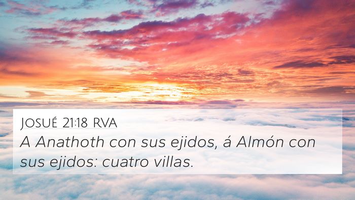 Josué 21:18 RVA Bible Verse Image