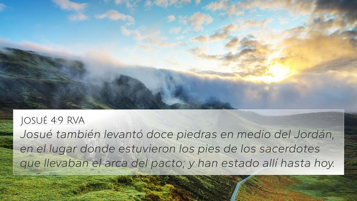 Josué 4:9 RVA Bible Verse Image