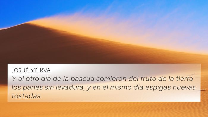 Josué 5:11 RVA Bible Verse Image