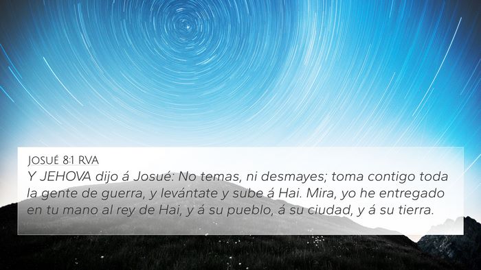 Josué 8:1 RVA Bible Verse Image