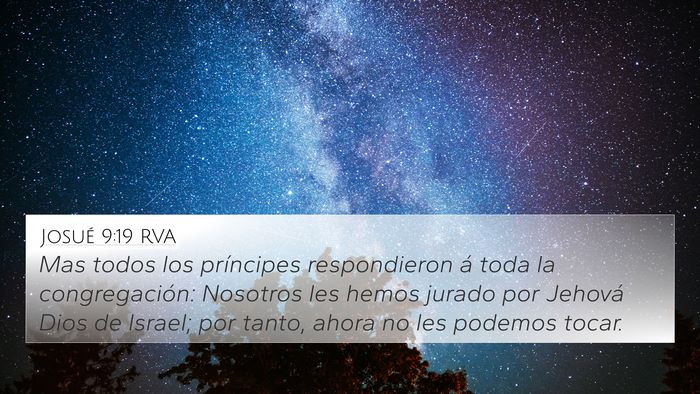 Josué 9:19 RVA Bible Verse Image