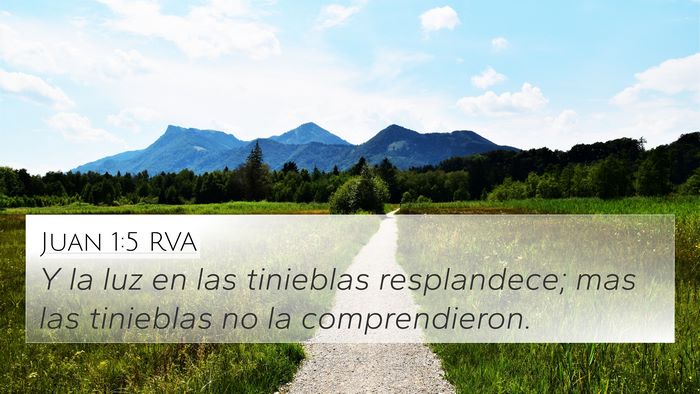 Juan 1:5 RVA Bible Verse Image