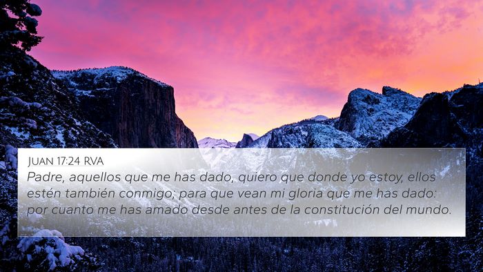 Juan 17:24 RVA Bible Verse Image