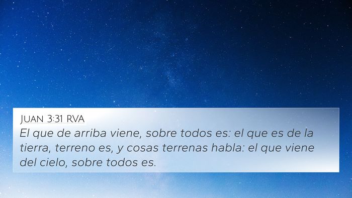 Juan 3:31 RVA Bible Verse Image