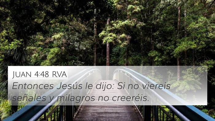 Juan 4:48 RVA Bible Verse Image