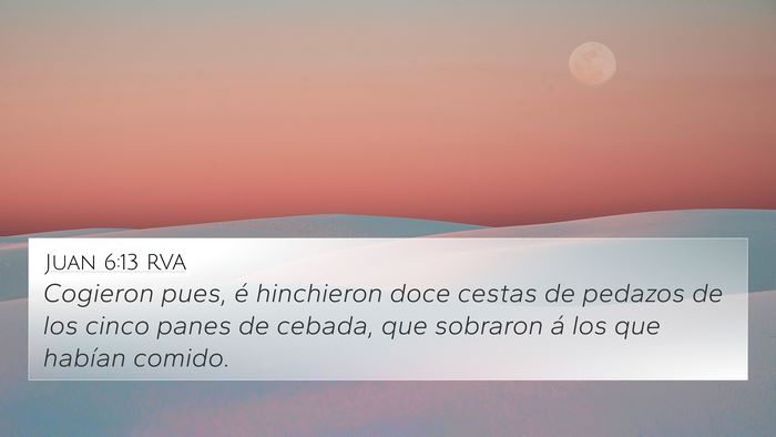 Juan 6:13 RVA Bible Verse Image