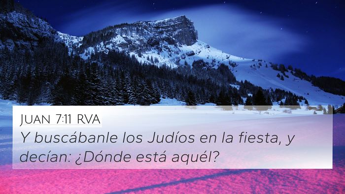 Juan 7:11 RVA Bible Verse Image