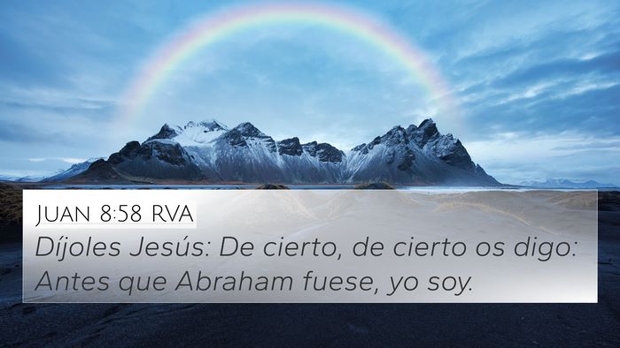 Juan 8:58 RVA Bible Verse Image