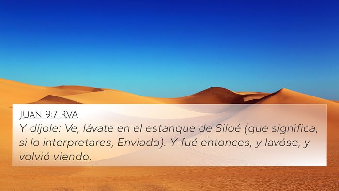 Juan 9:7 RVA Bible Verse Image