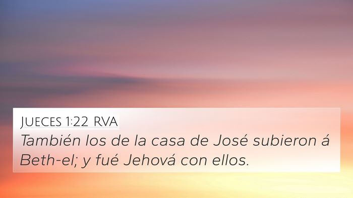 Jueces 1:22 RVA Bible Verse Image