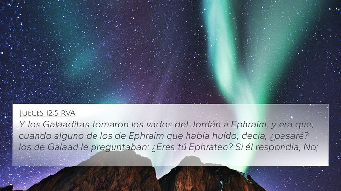 Jueces 12:5 RVA Bible Verse Image