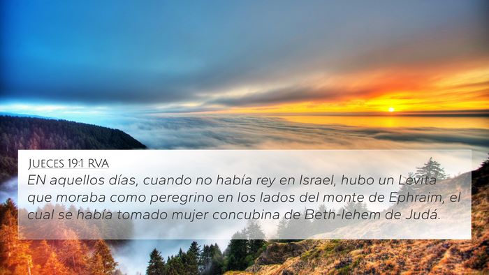 Jueces 19:1 RVA Bible Verse Image