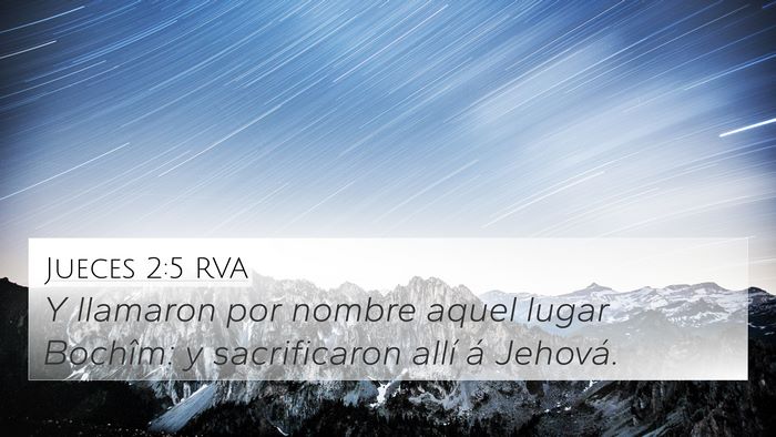 Jueces 2:5 RVA Bible Verse Image