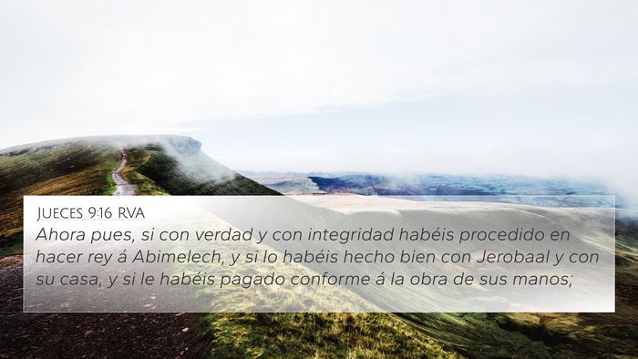 Jueces 9:16 RVA Bible Verse Image