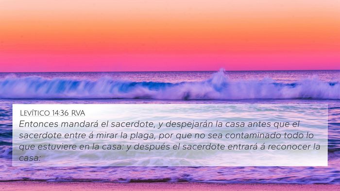 Levítico 14:36 RVA Bible Verse Image