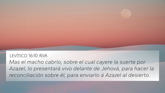 Levítico 16:10 RVA Bible Verse Image